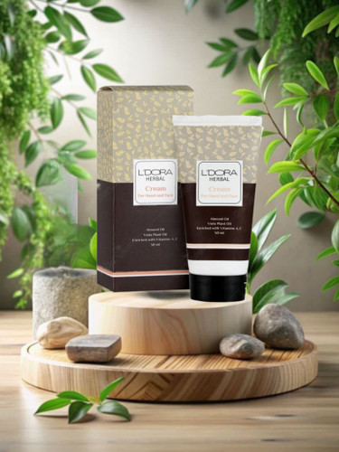 کرم گیاهی نرمکننده دست و صورت لدورا هربال 50 میلی لیتر