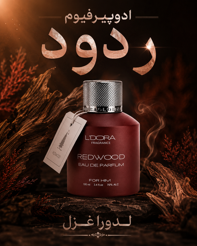 ادوپرفیوم مردانه مدل REDWOOD